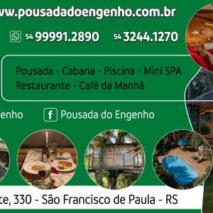 POUSADA ENGENHO EM SÃO FRANCISCO DE PAULA RS