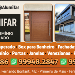 ALUMIFAR SOLUÇÕES EM ALUMÍNIO E VIDRO EM FARROUPILHA RS