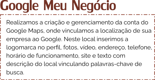 SERVIÇOS – GOOGLE MEU NEGÓCIO SERVIÇOS - GOOGLE MEU NEGÓCIO