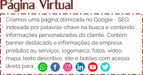 SERVIÇOS – PÁGINA VIRTUAL SERVIÇOS - PÁGINA VIRTUAL